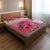 tahiti Polynesian Custom Personalised Bedding Set - Floral With Seal Pink - Polynesian Pride