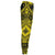 Polynesian Plumeria Mix Yellow Black Joggers - Polynesian Pride