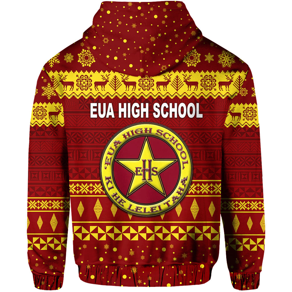 Eua High School Christmas Hoodie Simple Style LT8 - Polynesian Pride