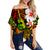 Hawaii Ukulele Off Shoulder Waist Wrap Top Style No.1 LT6 Female Art - Polynesian Pride