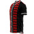 Hawaii Polynesian Kakau Baseball Jersey V.2 - Freestyle - Red - Polynesian Pride