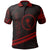 Chuuk State Polo Shirt In My Heart Style Red Polynesian Patterns Unisex Black - Polynesian Pride