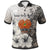 Papua New Guinea Polo Custom Vintage Luxury Floral Style Unisex Nude - Polynesian Pride