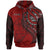 Guam Hoodie Red Polynesian Patterns Best Guam Ever Unisex Black - Polynesian Pride