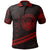 Federated States of Micronesia Polo Shirt In My Heart Style Red Polynesian Patterns Unisex Black - Polynesian Pride