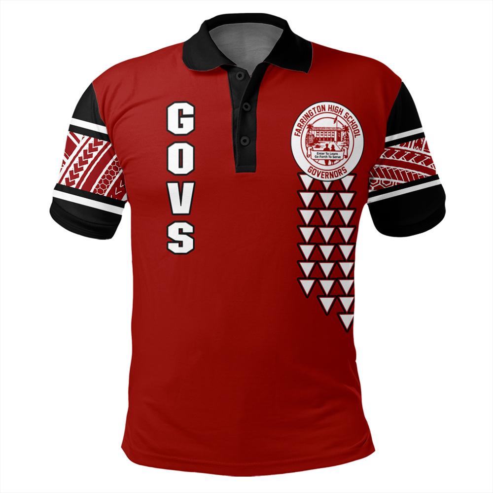 Custom Hawaii Polo Shirt Farrington High Custom Your Class Polo Shirt - Polynesian Pride