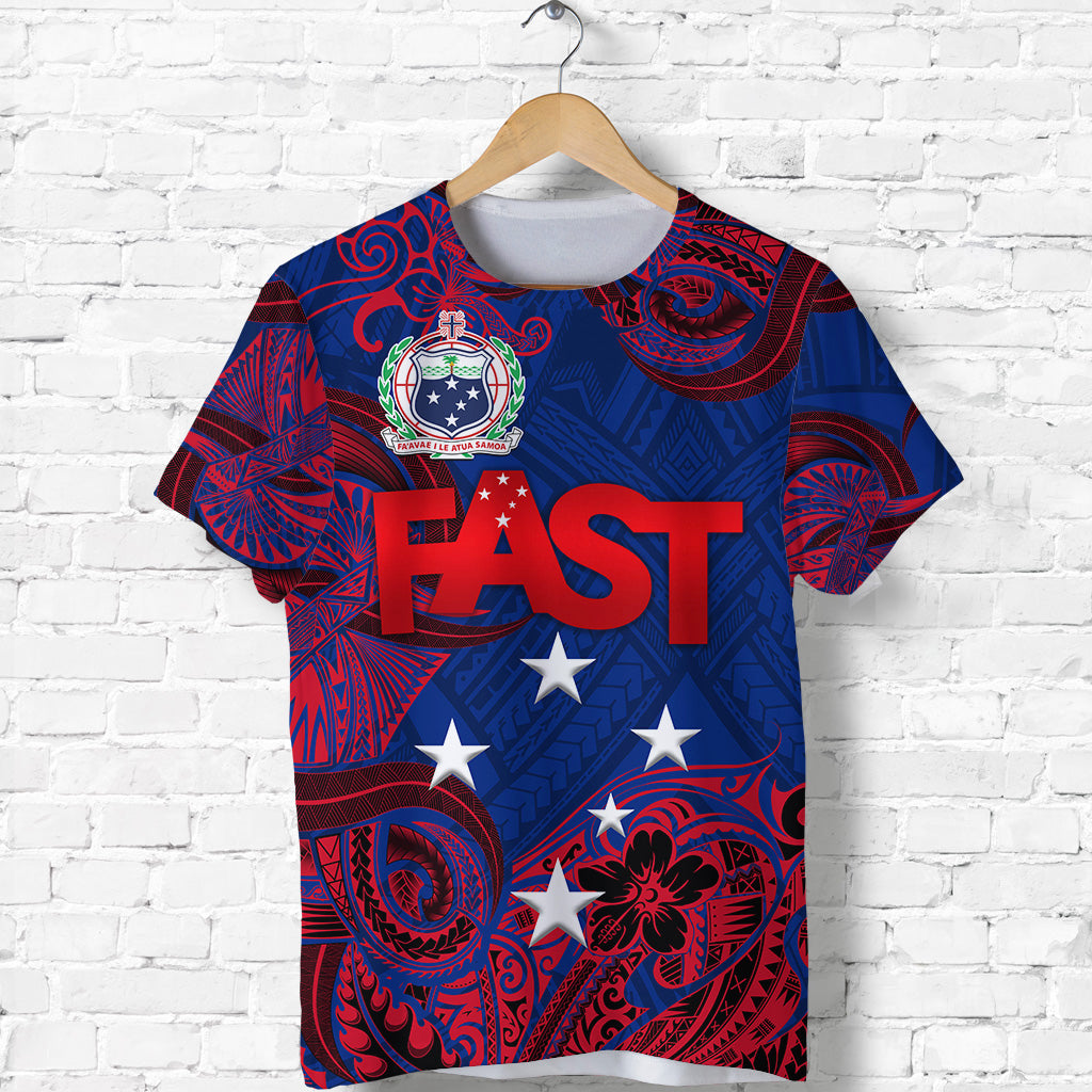 Custom Samoa FAST Party T Shirt Unique Style NO.2 LT8 - Polynesian Pride