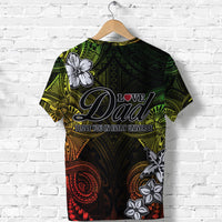 Custom Polynesian Fathers Day T Shirt I Love You In Every Universe Reggae LT8 - Polynesian Pride
