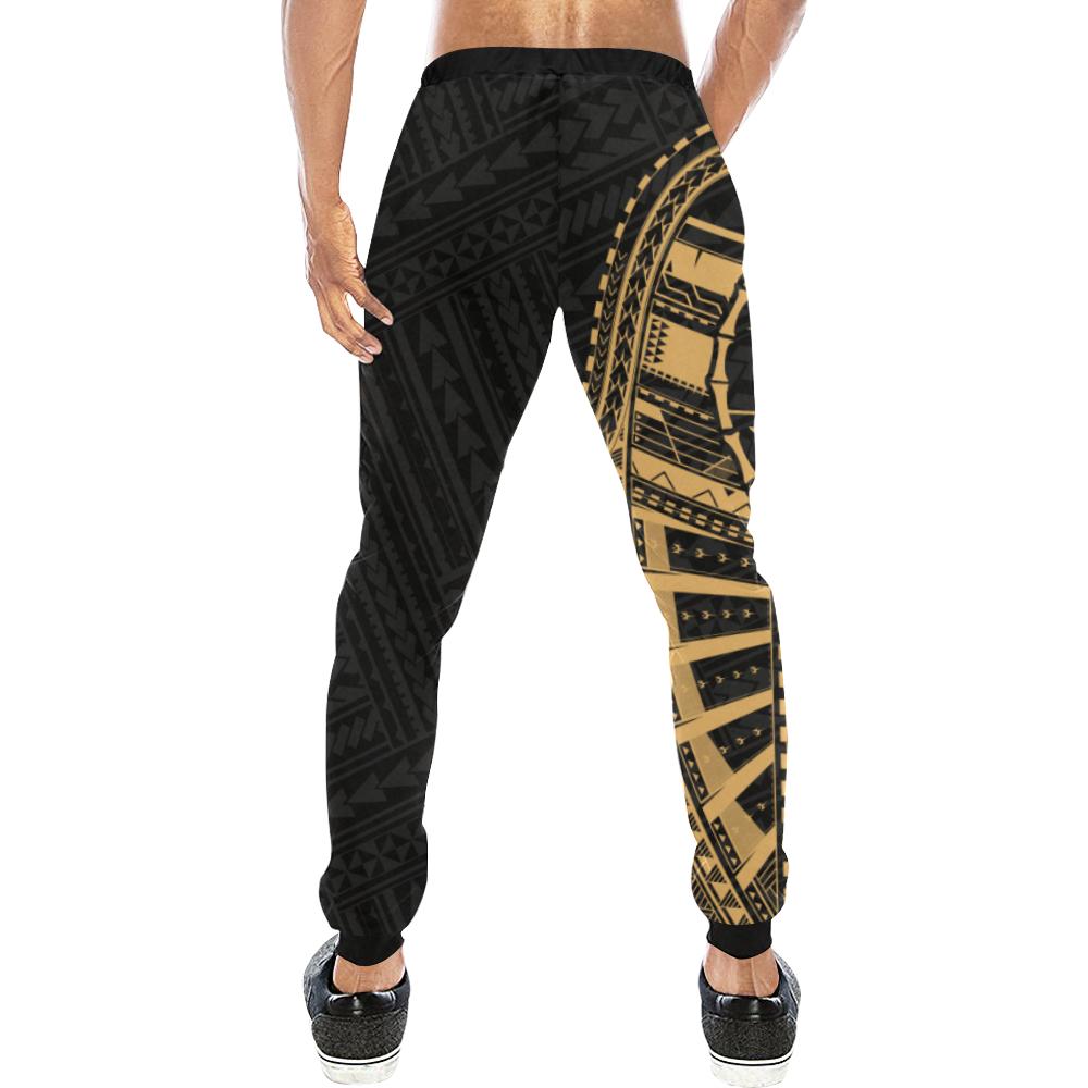 Guam Rising 1st Sweatpants (Gold) A6 - Polynesian Pride