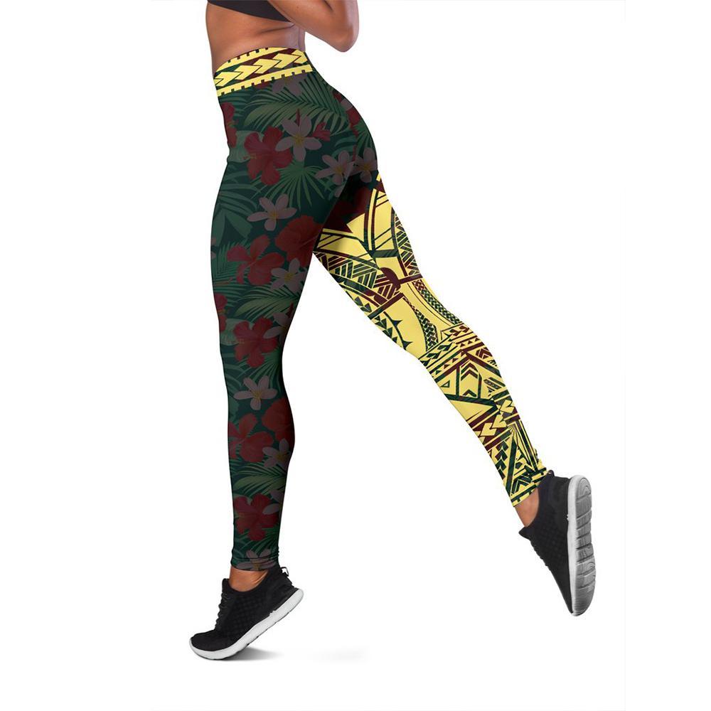 Polynesian Rising 17th Leggings (Gold) A6 - Polynesian Pride