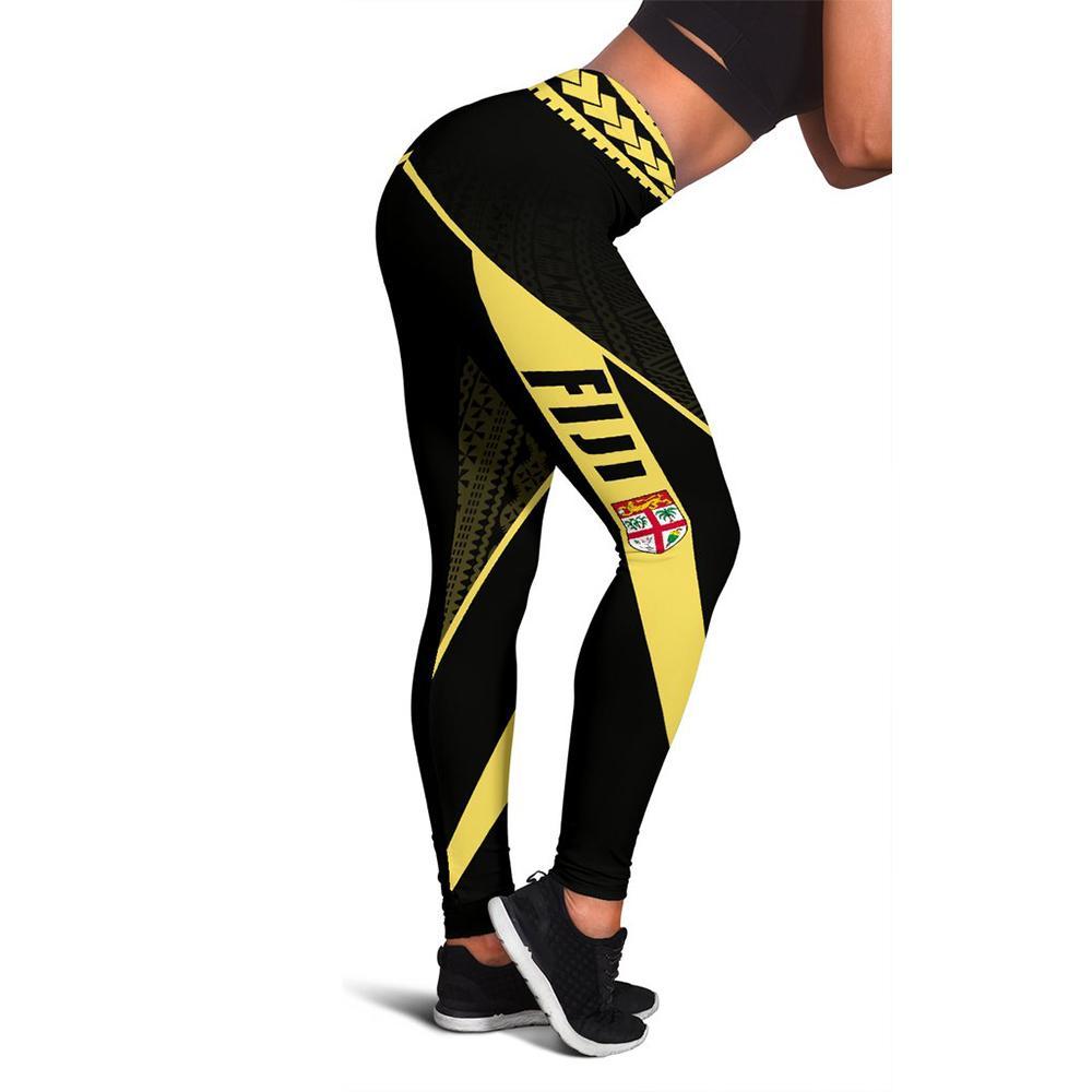 Fiji Active 2nd Leggings A16 Black - Polynesian Pride