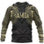 American Samoa All Over Hoodie Samoa Polynesian Tattoo Style Unisex Black - Polynesian Pride