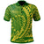 Cook Islands Polo Shirt Mangarei Wings Style Unisex Green - Polynesian Pride