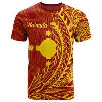 Rotuma T Shirt Itu muta Wings Style Red - Polynesian Pride