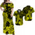 Polynesian Couple Outfits Hawaii Matching Dress and Hawaiian Shirt Polynesia Yellow Beautiful Hula Girl LT13 Yellow - Polynesian Pride