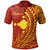 Rotuma Polo Shirt Malhaa Wings Style Unisex Red - Polynesian Pride