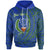 Pohnpei State Hoodie Custom Wings Style Flag Color Unisex Blue - Polynesian Pride