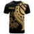 Tonga T Shirt Gold Color Polynesian Patterns Best Tonga Ever Unisex Black - Polynesian Pride