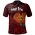 Papua New Guinea Polo Shirt Custom Polynesian Patterns With Bamboo Unisex Red - Polynesian Pride