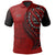 Fiji Polo Shirt Red Color Polynesian Patterns Best Fiji Ever Unisex Black - Polynesian Pride