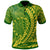 Cook Islands Polo Shirt Omoka Wings Style Unisex Green - Polynesian Pride