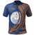 Marshall Islands Polo Shirt Kili Wings Style Unisex Blue - Polynesian Pride