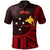 Papua New Guinea Polo Shirt Wau Polynesian Patterns Unisex Black - Polynesian Pride