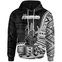 New Caledonia Islands Hoodie Koumac Seal of New Caledonia Polynesian Patterns Unisex Black - Polynesian Pride