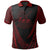 American Samoa Polo Shirt Manua Tau Polynesian Red Patterns Sport Style Unisex Black - Polynesian Pride