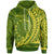 Cook Islands Hoodie Mangarei Wings Style Unisex Green - Polynesian Pride