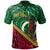 Vanuatu Polo Shirt Port Olry Polynesian Patterns With Bamboo Unisex Green - Polynesian Pride