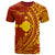 Rotuma T Shirt Pepjei Wings Style Unisex Red - Polynesian Pride