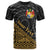 Tonga T Shirt Custom Gold Tapa Patterns With Bamboo Unisex Art - Polynesian Pride