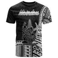 New Caledonia Islands T Shirt Moindou Seal Of New Caledonia Islands Polynesian Patterns Unisex Black - Polynesian Pride