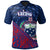 Samoa Polo Shirt Vaiusu Polynesian Patterns With Bamboo Unisex Blue - Polynesian Pride