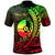 Yap State Polo Shirt Reggae Custom Wings Style Unisex Black - Polynesian Pride