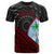 Guam T Shirt Custom Red Tapa Patterns With Bamboo Unisex Black - Polynesian Pride