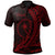 Chuuk State Polo Shirt Red Wings Style Unisex Black - Polynesian Pride