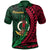 Vanuatu Polo Shirt Penama Wings Style Unisex Black - Polynesian Pride