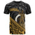 Vanuatu T Shirt Gold Polynesian Patterns With Bamboo Unisex Art - Polynesian Pride