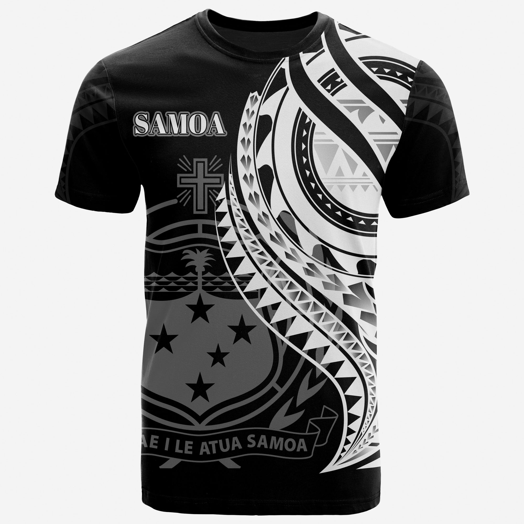 Samoa T Shirt Polynesian Patterns Best Samoa Ever Unisex Black - Polynesian Pride