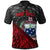 Samoa Polo Shirt Red Custom Polynesian Patterns With Bamboo Unisex Black - Polynesian Pride