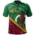 Vanuatu Polo Shirt Custom Polynesian Patterns With Bamboo Unisex Green - Polynesian Pride