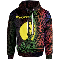 New Caledonia Hoodie Hienghene Wings Style Flag Color Unisex Black - Polynesian Pride