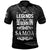 Samoa Polo Shirt Legends Are Born In White Color Unisex White - Polynesian Pride