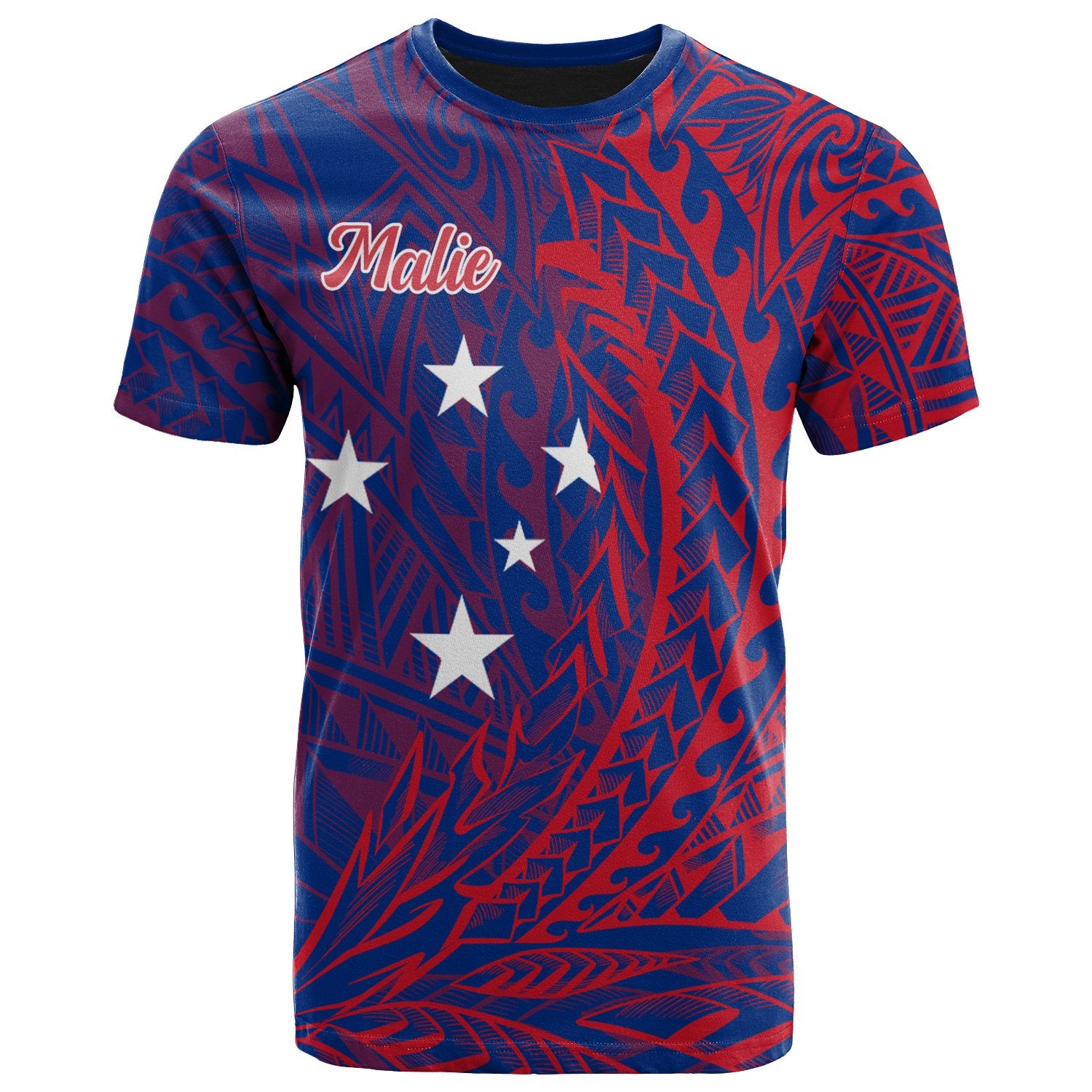 Samoa T Shirt Malie Wings Style Unisex Blue - Polynesian Pride