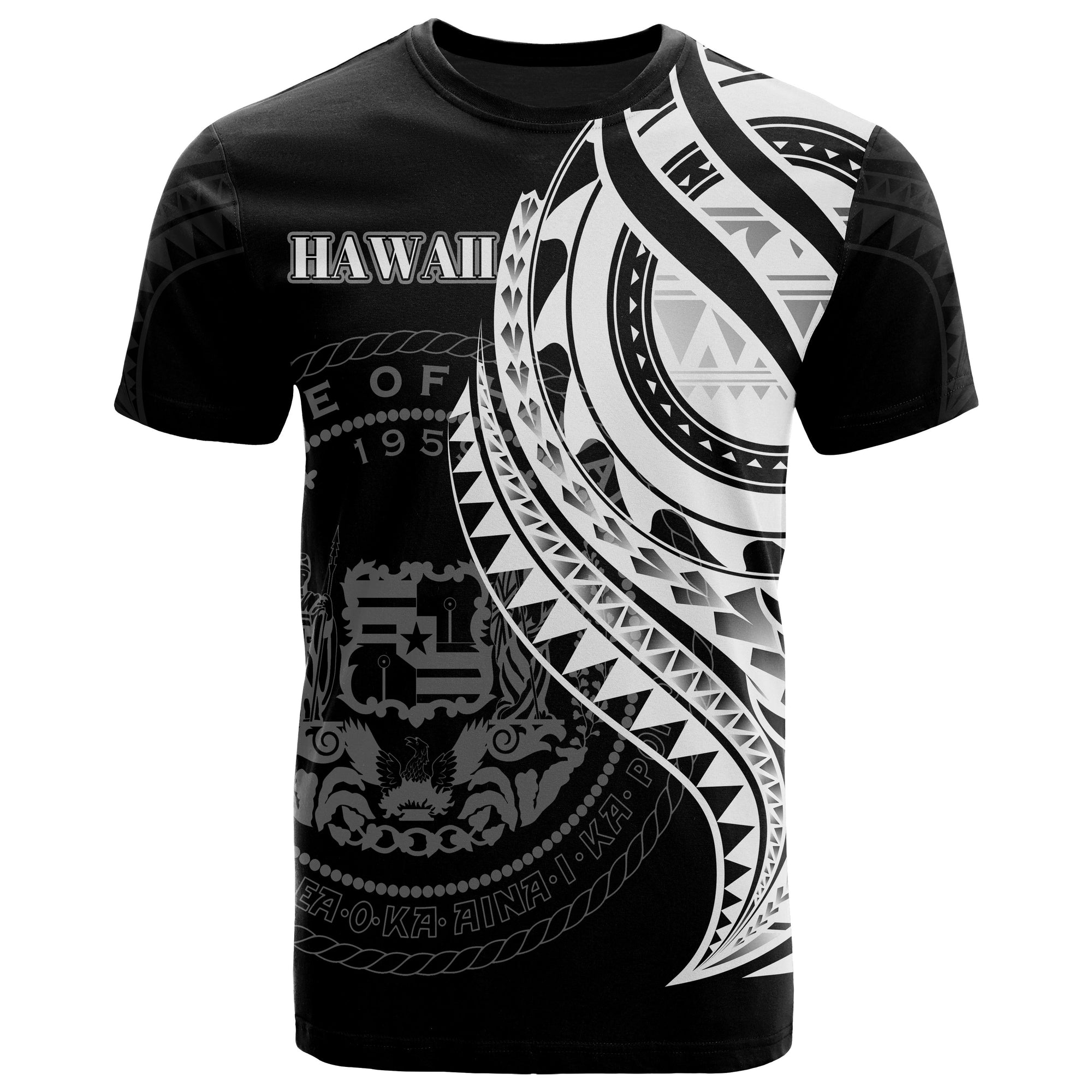 Hawaii T Shirt Polynesian Patterns Best Hawaii Ever Unisex Black - Polynesian Pride