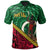 Vanuatu Polo Shirt Port Vila Polynesian Patterns With Bamboo Unisex Green - Polynesian Pride