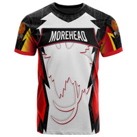 Papua New Guinea T Shirt Morehead PNG Coat Of Arms Unisex Red Black - Polynesian Pride