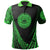 American Samoa Polo Shirt Green Polynesian Patterns Sport Style Unisex Black - Polynesian Pride